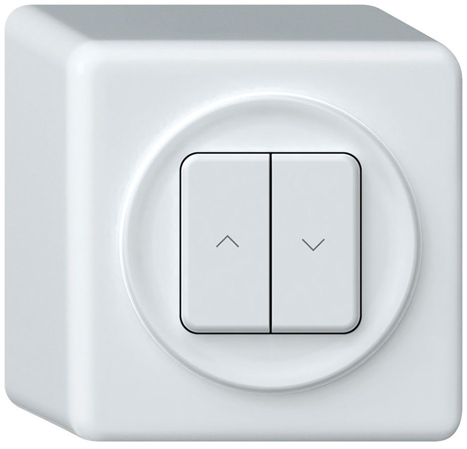 Attuatore per persiana KNX AP origin 2×tasti bianco