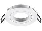 Cadre d'encastrement SLV NEW TRIA 68 aluminium Ø82×26mm blanc