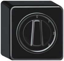 Interruttore rotativo AP origin comm.multip.5/1L 16A 250V 0-1-2-3 88×88×54mm ne