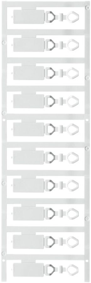 Marcatore per apparecchi WM MultiCard DMC 1.5…7.5mm 30m 12×27mm 30m PA66 bianco
