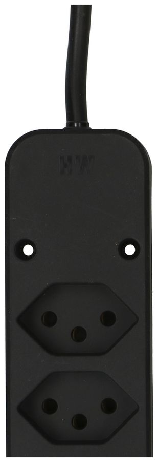 Prise multiple MAX HAURI Swiss-Line 3m 5+1×T13 noir