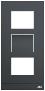 Abdeckrahmen Video ABB-Welcome, für 1/3 (3 Module), Al anthrazit
