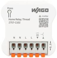 EB-RF-Schaltaktor WAGO Home matter 1-Kan 16A 3680W 200…240V 1×DI IP00