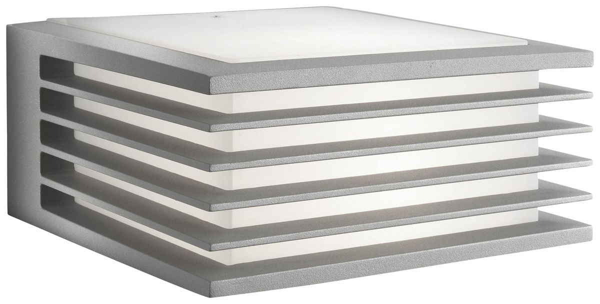 Wandleuchte Philips Shades E27 1×42W IP44 grau