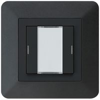 Poussoir ENC kallysto.trend KNX 2×LED RGB s/e-link noir