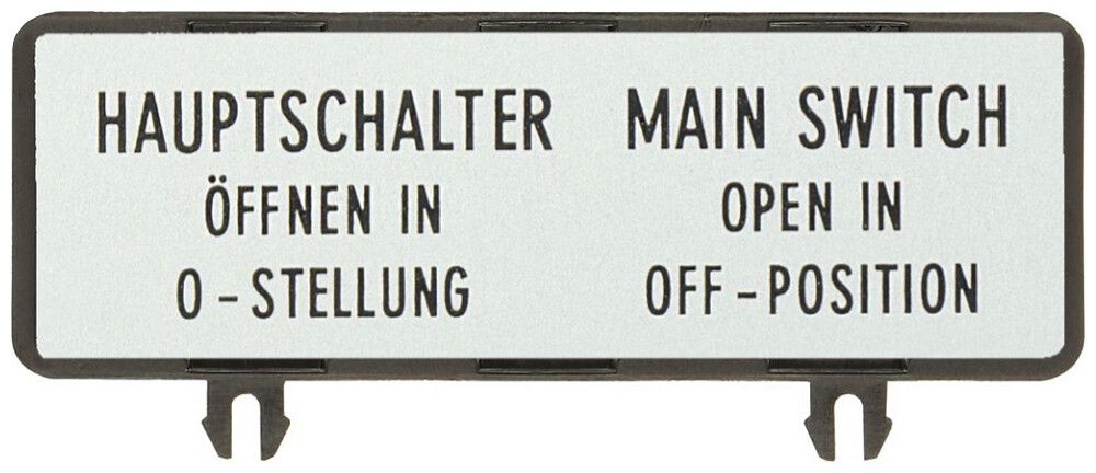 Étiquette de marquage Eaton ZFS61/62-NZM7 interup.principal rectang.27×64mm noir