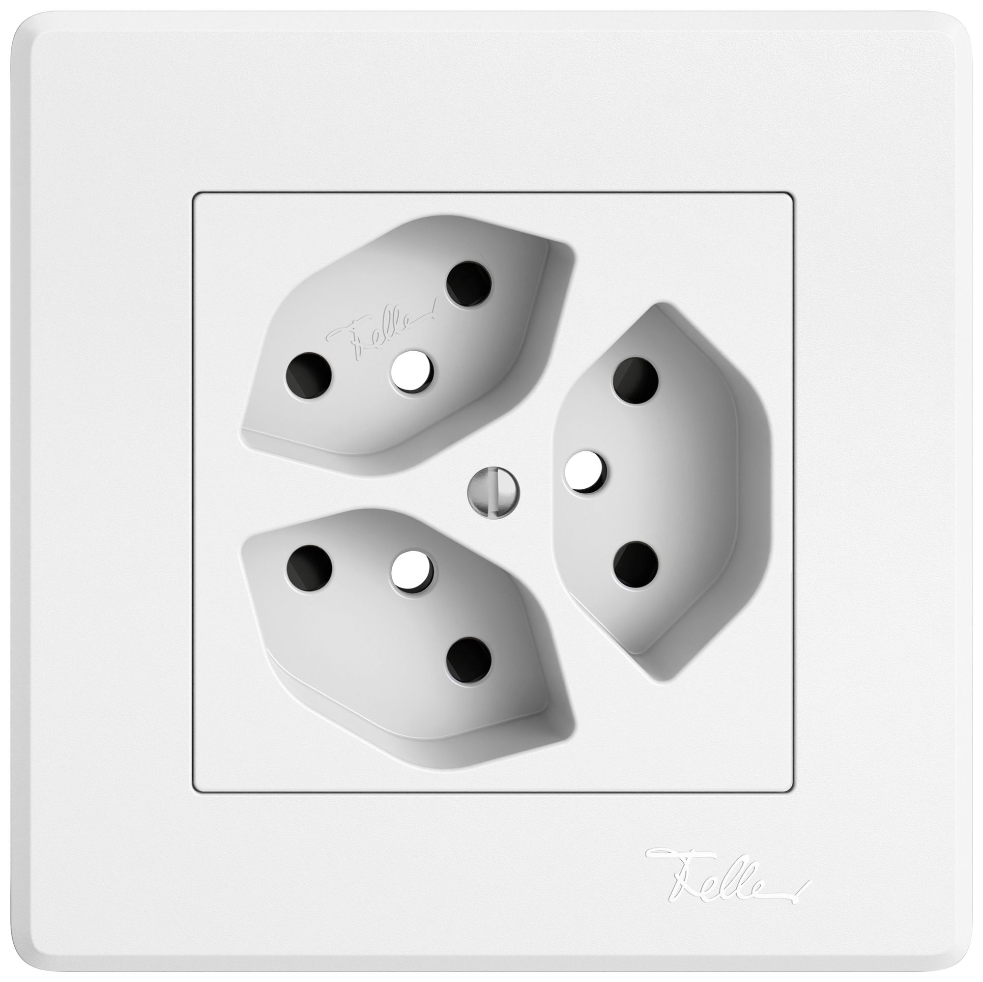 UP-Montageset EDIZIO.liv SNAPFIX® für 3×T13 Shutter ws