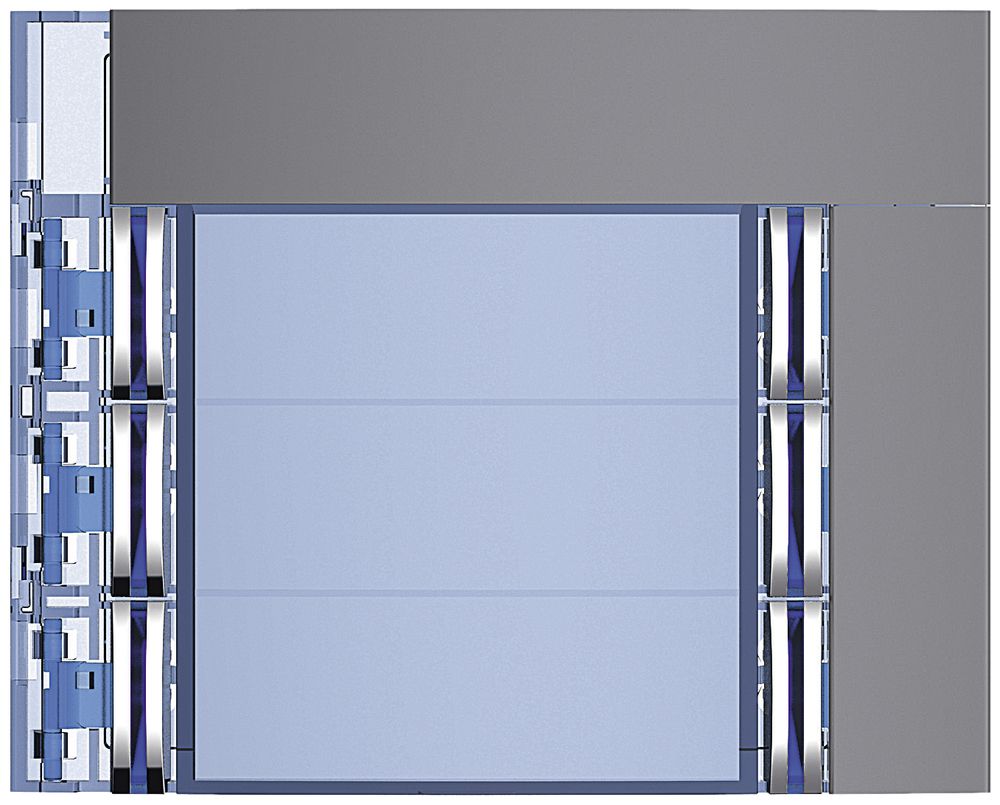 Frontblende mit 6 Tasten für Ruftastenmodul 8 Tasten Sfera graphitgrau