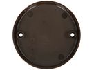 Deckenrosette MH 2×Befestigungslöcher Ø83×21mm braun