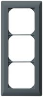 UP-Abdeckrahmen kallysto.line 3×1 anthrazit 92×212mm