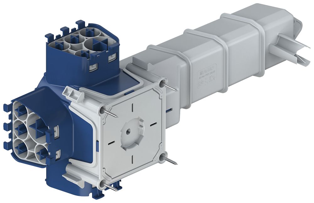 Boîte d'encastrement AGRO 115×115×380mm pour tubes THFG tunnel p.transformateur