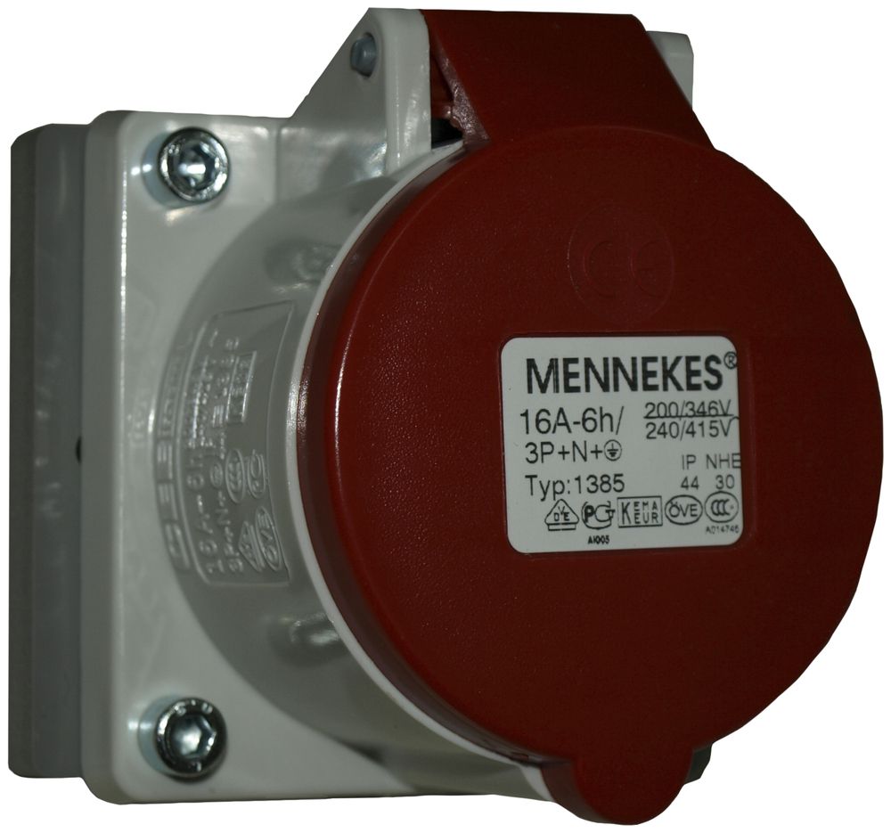 CEE-Steckdose Mennekes 6h gerade