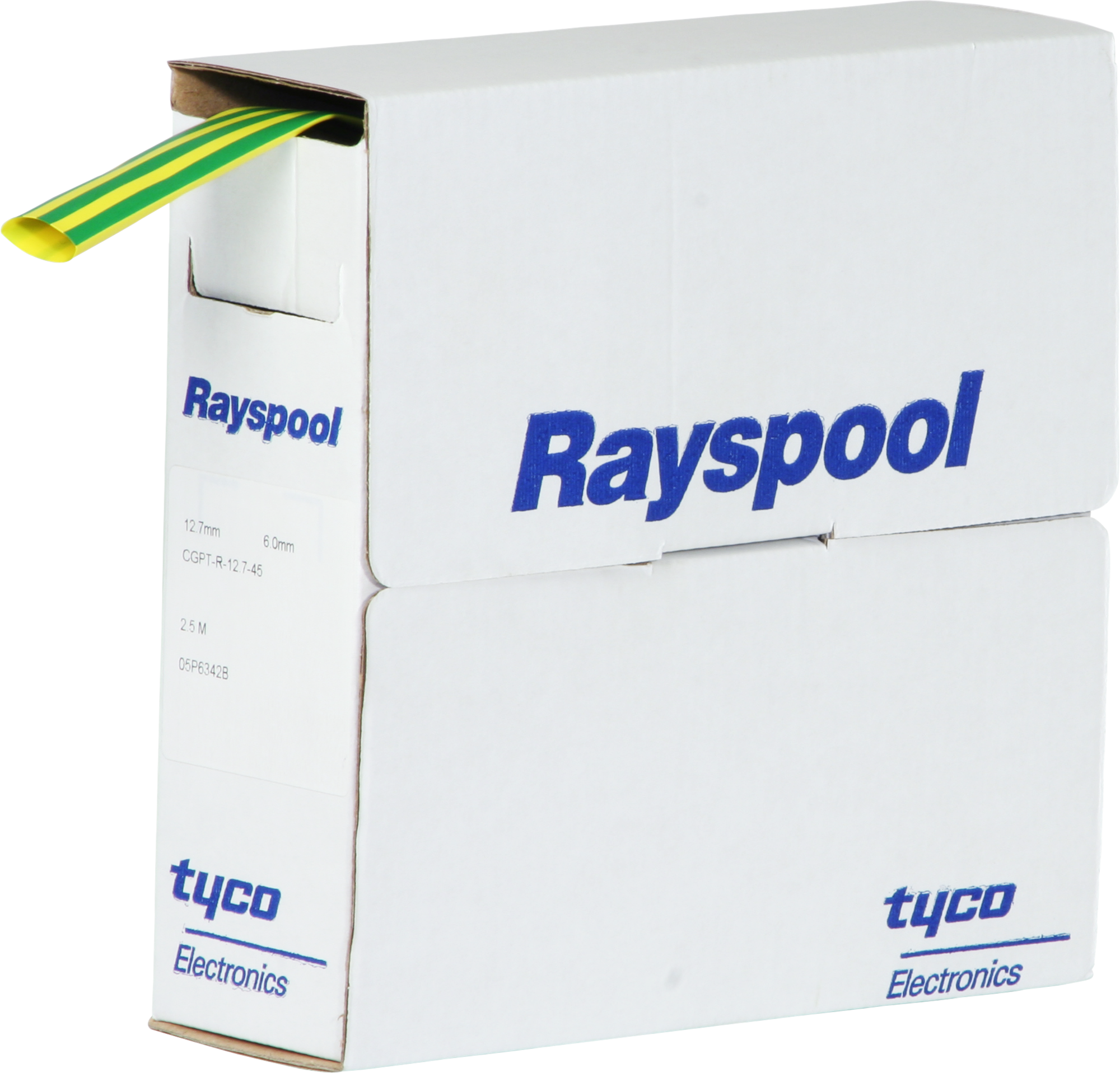 Schrumpfschlauch CGPT-R 12.7/6.4 grün/gelb