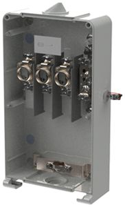 Coffret d’abonnés Rauscher & Stoecklin KH-60/1/e triphasé 240×450×140mm