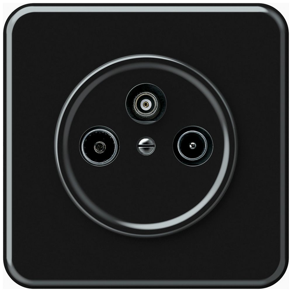 UP-Antennendose TV-R-SAT origin Durchgangsdose 5.5dB schwarz