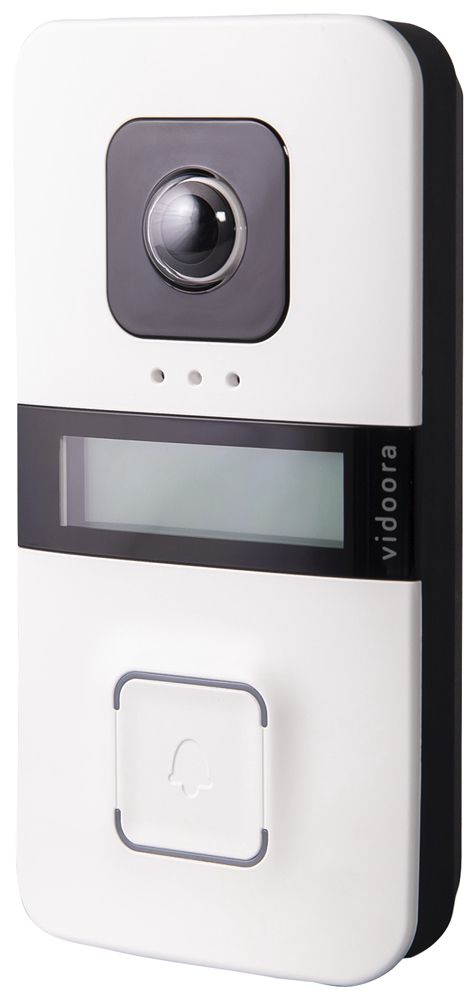 AP-Video-Türstation Grothe Vidoora VD-720 WLAN 80×156×35mm weiss