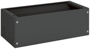 Zoccolo Hager univers 200×550×275mm per armadio FR nero RAL 9005
