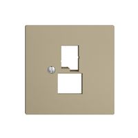 Frontplatte EDIZIOdue sand für DSL-Breitband Dose