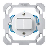 Interrupteur ENC basico 1/1 blanc