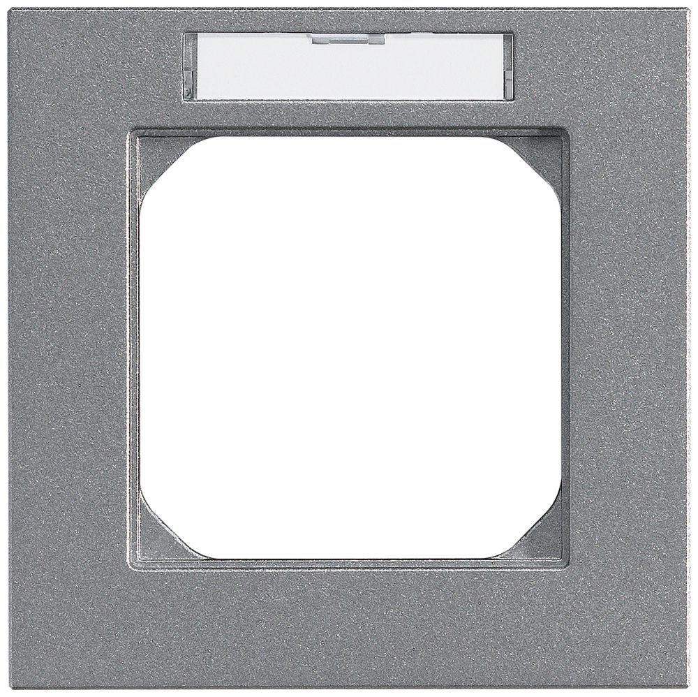 UP-Abdeckrahmen kallysto.pro 1×1 fjord 94×94mm mit Beschriftungsrahmen