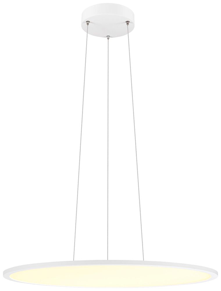 LED-Pendelleuchte SLV PANEL 60 29W 3050lm 3000…4000K DIM Ø600×600mm ws