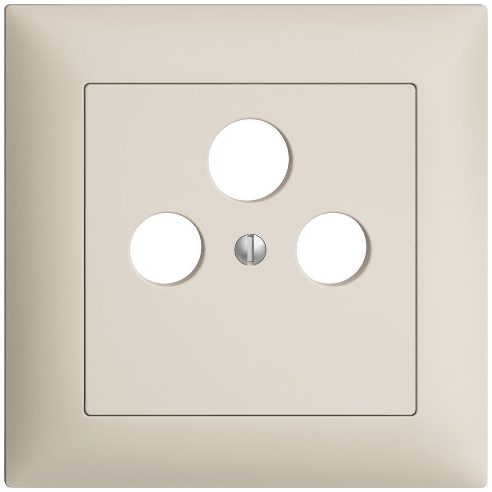 UP-Frontset EDIZIOdue crema 88×88mm