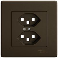 UP-Montageset EDIZIO.liv SNAPFIX® für 2×T23 mit Frontlinse br