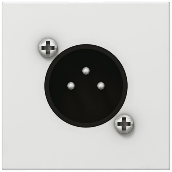 EB-Dose XLR MOS weiss 3L männlich