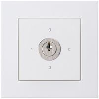 Interruttore rotativo INC kallysto.pro 2/1L bianco con serratura Kaba 8