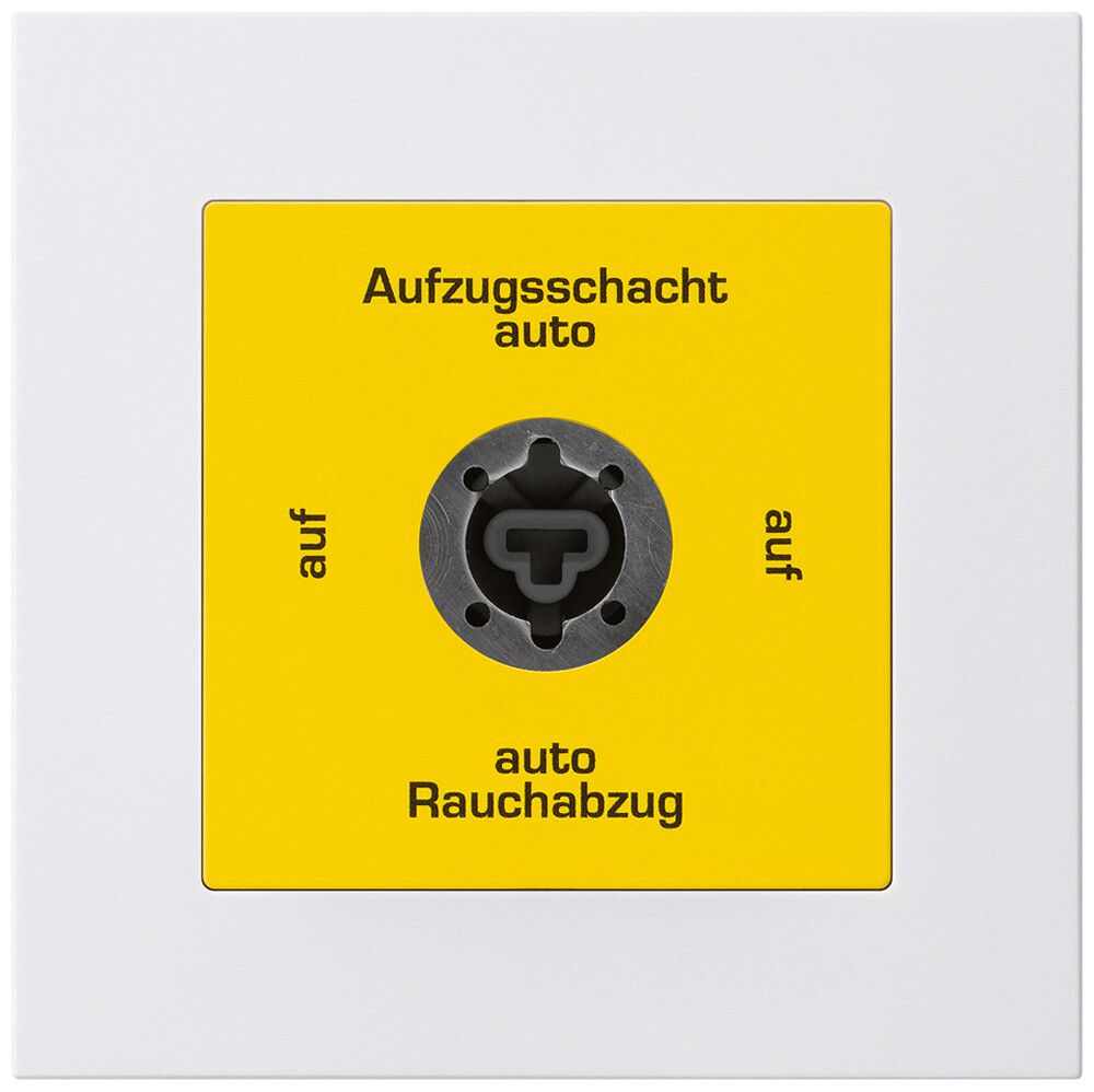 UP-Schlüsselschalter kallysto.pro für Rauchabzug Text deutsch weiss
