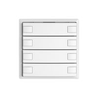 KNX-Taster RGB EDIZIO.liv SNAPFIX® Temperaturfüh.o.LED 8×Taste 1-Tbed.ws