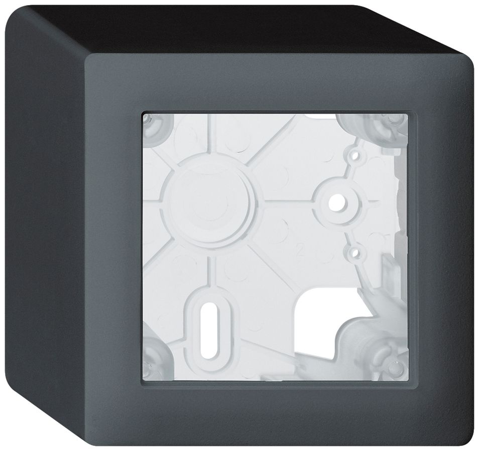 Scatola AP kallysto antracite h=64mm