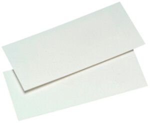 Bezeichnungsschild Hager FV+ 42×30×0.3mm weiss DIN00