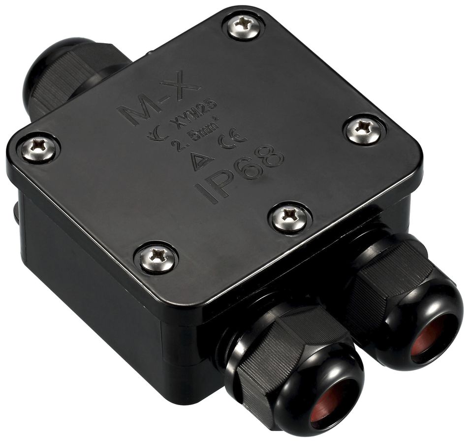 AP-Abzweigdose Interrata Lilo Junction Box 3×M20, 109×71×36.5mm, IP68