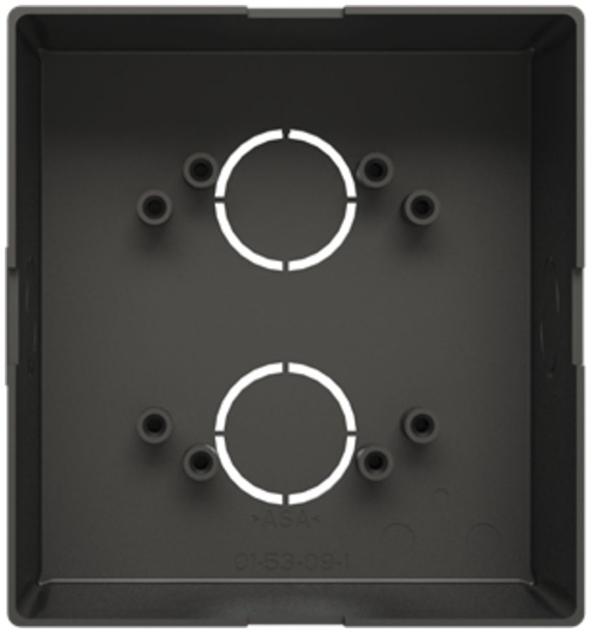 Scatola da incasso ABB-Welcome, taglia 1/1 (1 modulo), nero