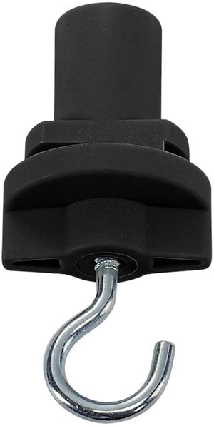 Universalhaken SLV für Stromschiene S-TRACK 3-phasig, max. 10 kg, schwarz