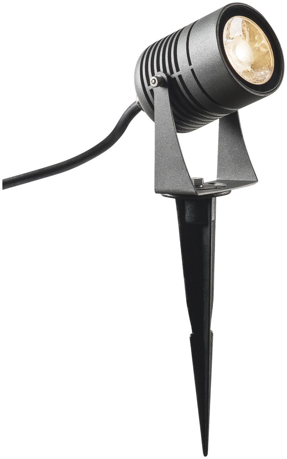Lampada a picchetto LED SLV SPIKE, 6W 3000K 400lm IP55 40°, antracite