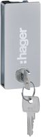 Türschloss Hager vega für transparente Tür 2 Schlüssel