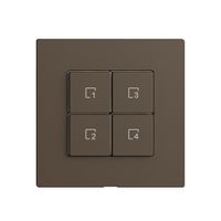 Abdeckset zu Szenentaster 4 Szenen/4T Edue Wiser coffee