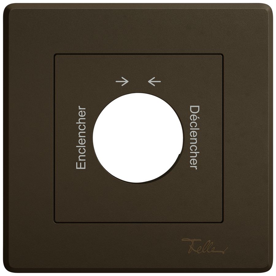 UP-Montageset EDIZIO.liv SNAPFIX® f.Schwenktaster m.Schloss Encl.→ ← Décl.br