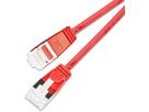 SLIM Patchkabel: 3m, rot, 36-Pack Cat.6A, U/FTP, LSOH, Klinke unbrechbar