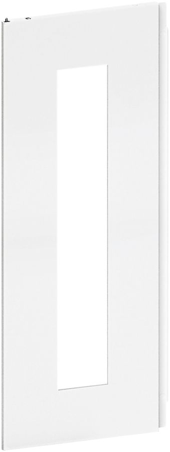 Tür links Hager univers 248×619×12mm Sichttür IP44 reinweiss