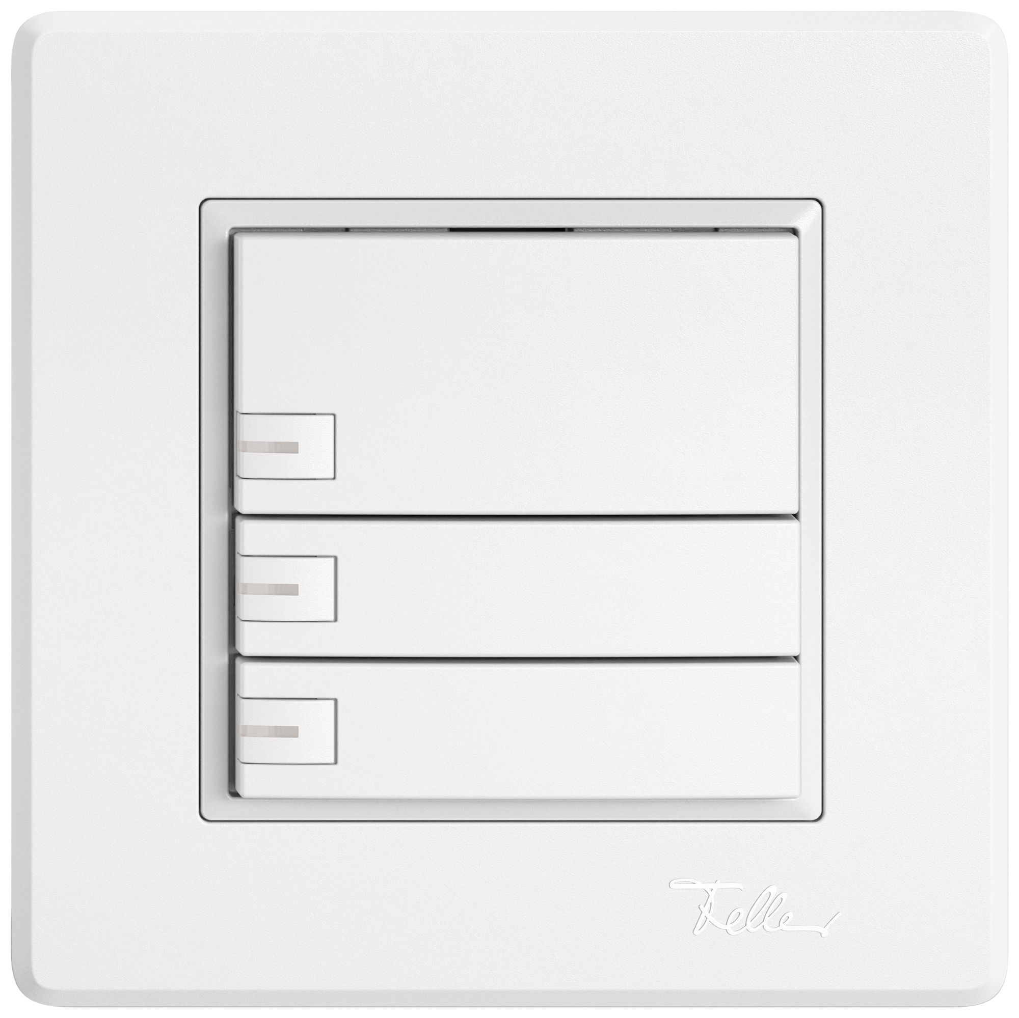 Poussoir KNX RGB ENC EDIZIO.liv SNAPFIX® capteur temp.RGB-LED 3× comm.1T bc