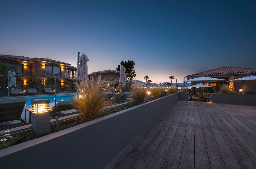 Stehleuchte SLV ARROCK GRANITE 40, E27 15W IP44 salt&pepper