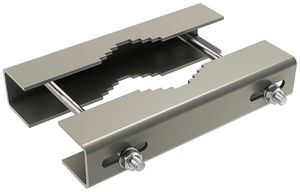 Supporto di fissaggio per palo SLV FLOODLIGHT acciaio Ø100×200mm grigio