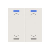 EB-Taster KNX RGBW MDT BE-TAL60T211.A1 2T/4B Temp.weiss matt "Jalousie"