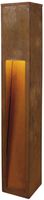 Lampadaire LED SLV RUSTY 80 SLOT, 8.6W 430lm 3000K IP55 fer rouillé