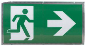 Luminaire de voie de secours LED AWPX-W-411-AT 3.2W 1h 320×168×68mm