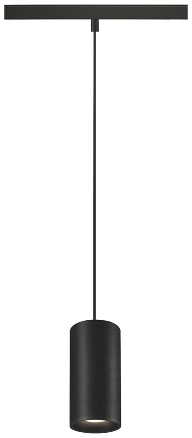 LED-Pendelleuchte SLV NUMINOS S 48V AD 16W 1280lm 940 DALI Ø60 schwarz/schwarz