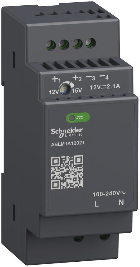 Spannungsversorgung SE MODULAR, getaktet, 100…240VAC, 12VDC, 2.1A, 25W